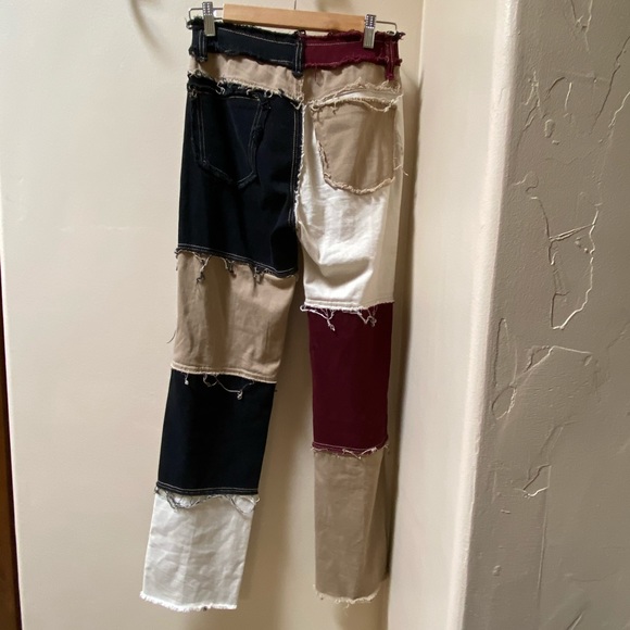 Multi-colored jeans - straight leg - Picture 2 of 5